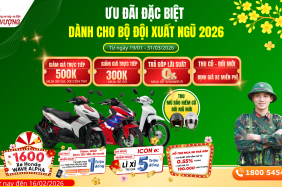 ƯU ĐÃI ĐẶC BIỆT DÀNH CHO BỘ ĐỘI XUẤT NGŨ 2026 